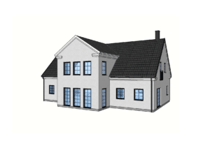 Fasad Villa Alvdalen – Referenshus